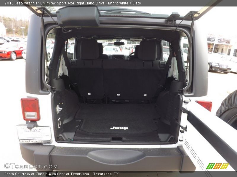  2013 Wrangler Unlimited Sport 4x4 Right Hand Drive Trunk