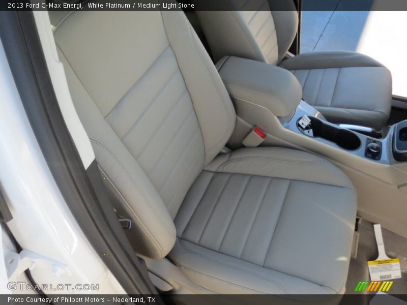 White Platinum / Medium Light Stone 2013 Ford C-Max Energi