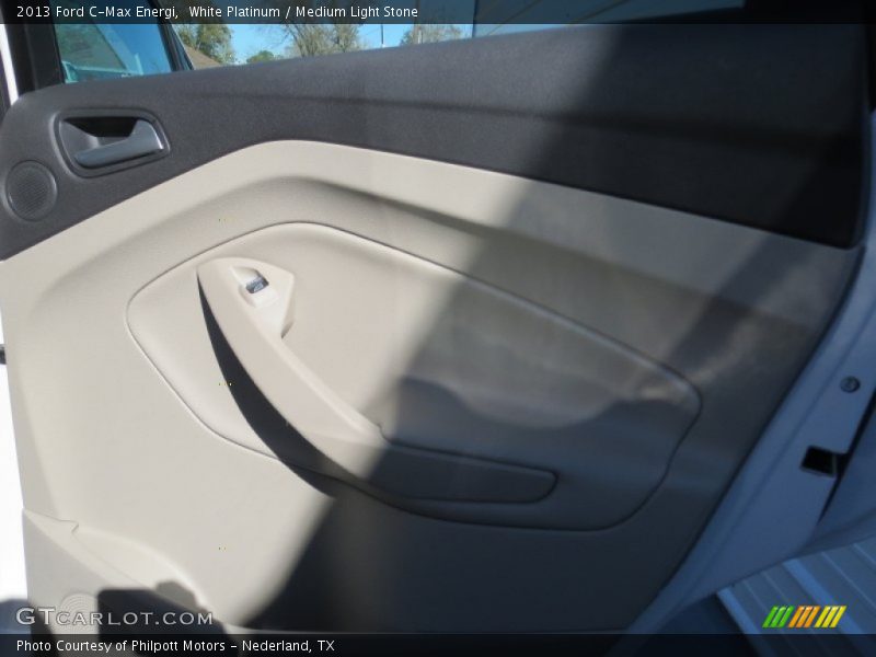 White Platinum / Medium Light Stone 2013 Ford C-Max Energi