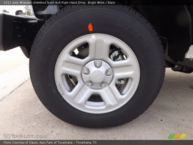  2013 Wrangler Unlimited Sport 4x4 Right Hand Drive Wheel