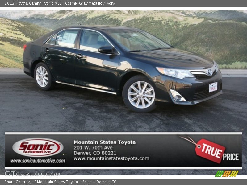 Cosmic Gray Metallic / Ivory 2013 Toyota Camry Hybrid XLE