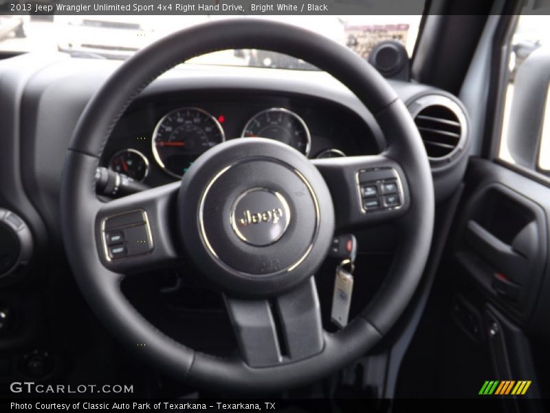  2013 Wrangler Unlimited Sport 4x4 Right Hand Drive Steering Wheel