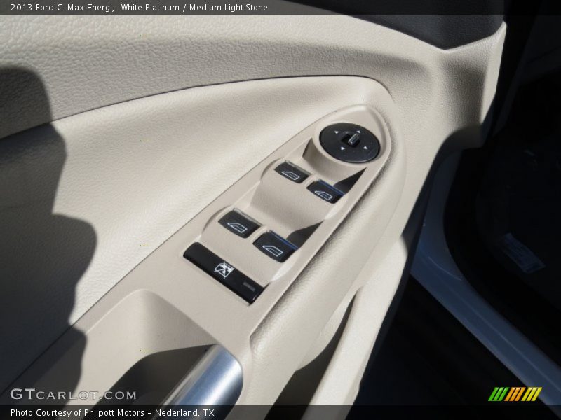 White Platinum / Medium Light Stone 2013 Ford C-Max Energi