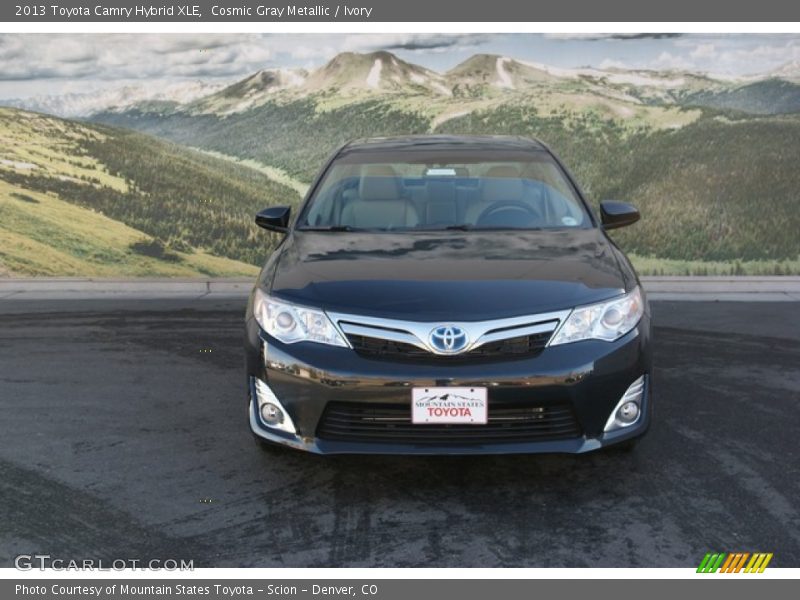 Cosmic Gray Metallic / Ivory 2013 Toyota Camry Hybrid XLE