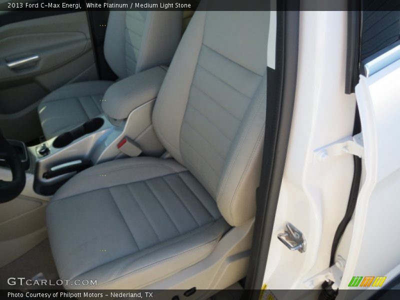 White Platinum / Medium Light Stone 2013 Ford C-Max Energi