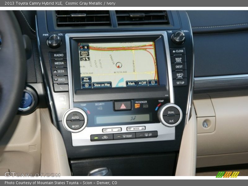 Navigation of 2013 Camry Hybrid XLE