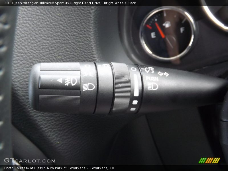 Controls of 2013 Wrangler Unlimited Sport 4x4 Right Hand Drive