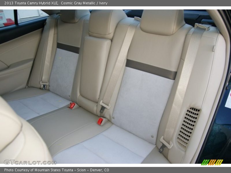 Rear Seat of 2013 Camry Hybrid XLE