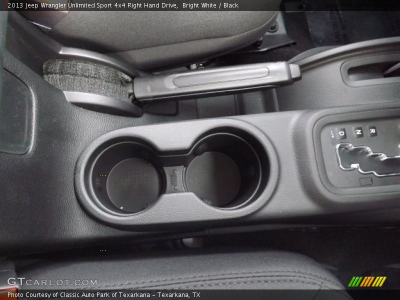 Bright White / Black 2013 Jeep Wrangler Unlimited Sport 4x4 Right Hand Drive