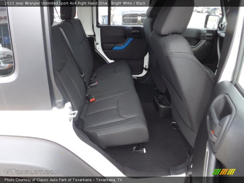 Rear Seat of 2013 Wrangler Unlimited Sport 4x4 Right Hand Drive