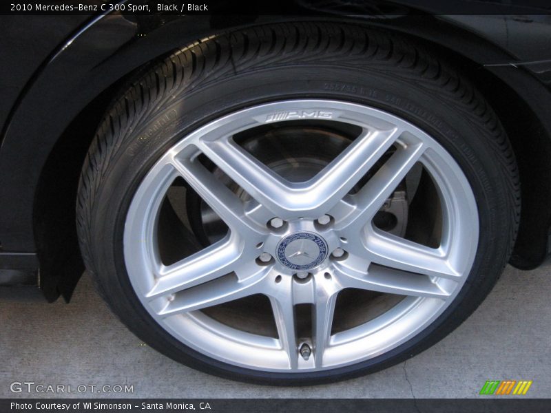 Black / Black 2010 Mercedes-Benz C 300 Sport