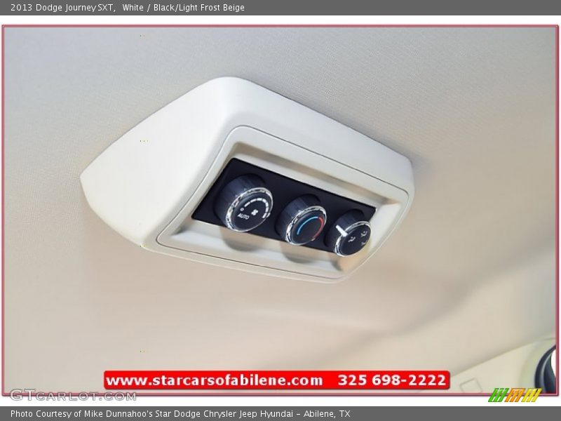 White / Black/Light Frost Beige 2013 Dodge Journey SXT
