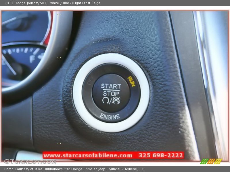 White / Black/Light Frost Beige 2013 Dodge Journey SXT