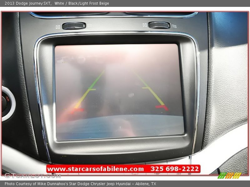 White / Black/Light Frost Beige 2013 Dodge Journey SXT