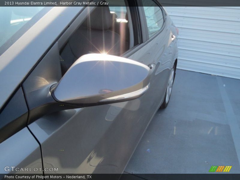 Harbor Gray Metallic / Gray 2013 Hyundai Elantra Limited
