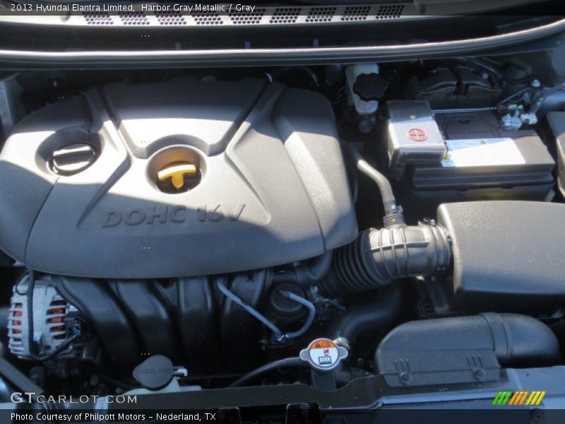 Harbor Gray Metallic / Gray 2013 Hyundai Elantra Limited