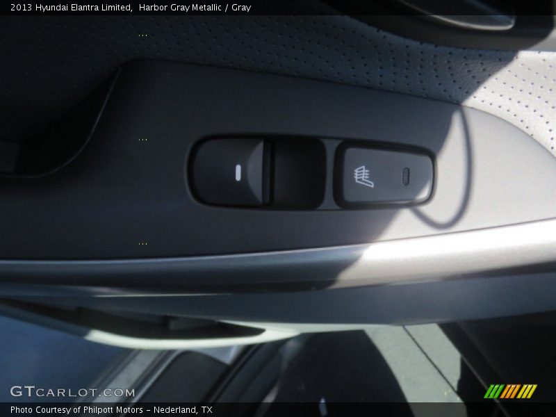 Harbor Gray Metallic / Gray 2013 Hyundai Elantra Limited