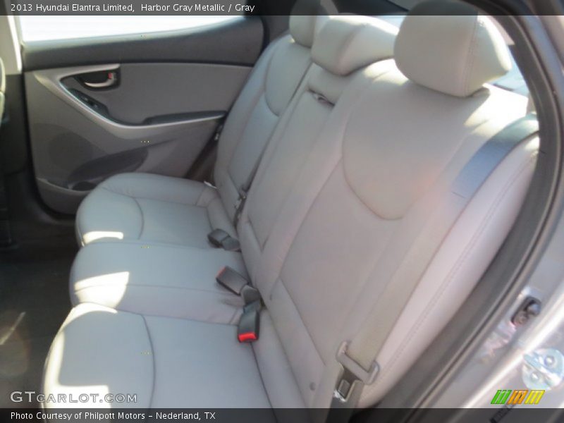 Harbor Gray Metallic / Gray 2013 Hyundai Elantra Limited
