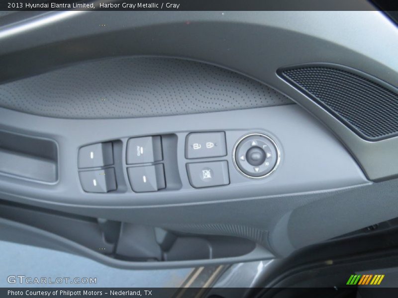 Harbor Gray Metallic / Gray 2013 Hyundai Elantra Limited
