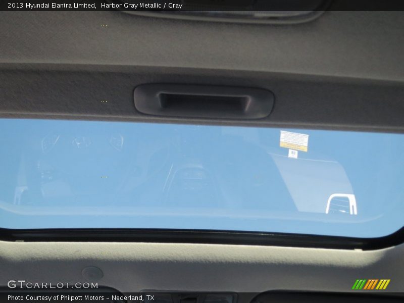 Harbor Gray Metallic / Gray 2013 Hyundai Elantra Limited