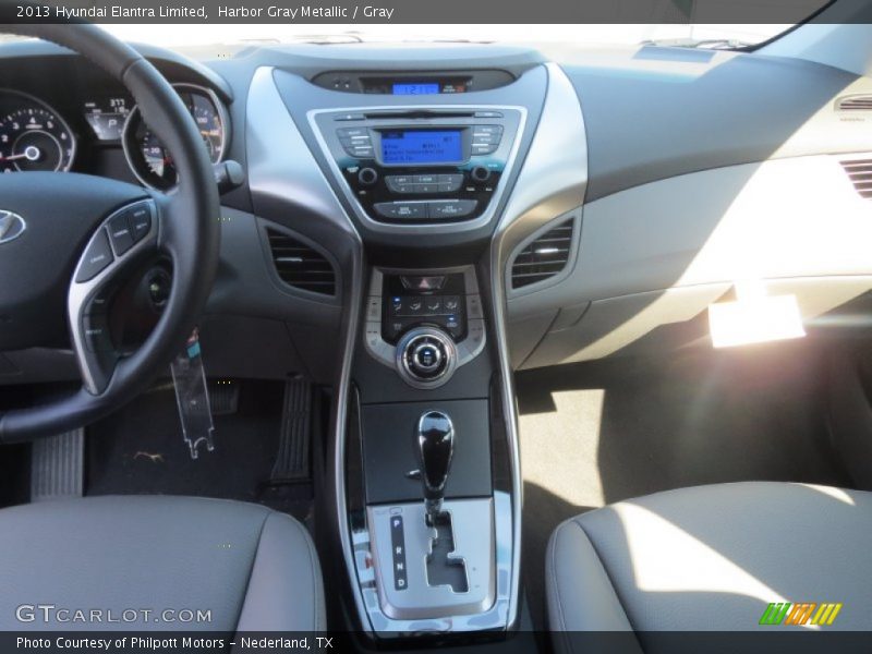 Harbor Gray Metallic / Gray 2013 Hyundai Elantra Limited