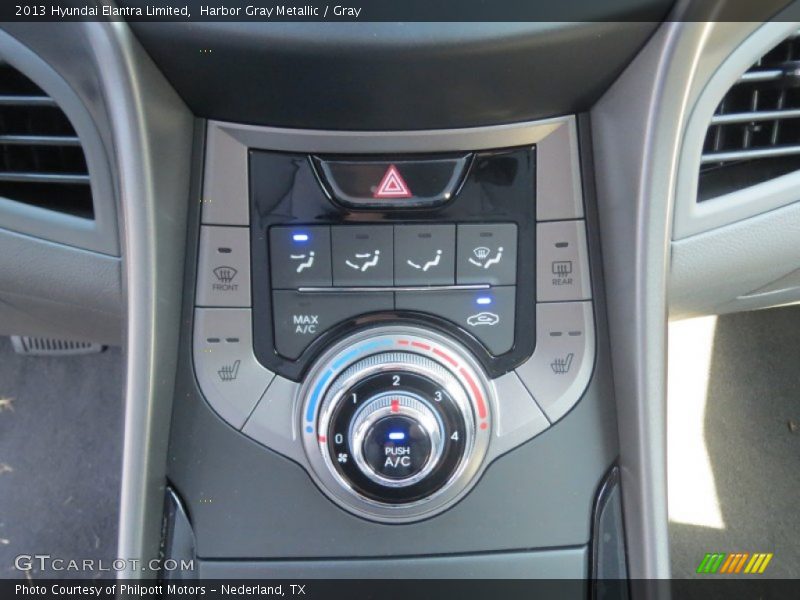 Harbor Gray Metallic / Gray 2013 Hyundai Elantra Limited