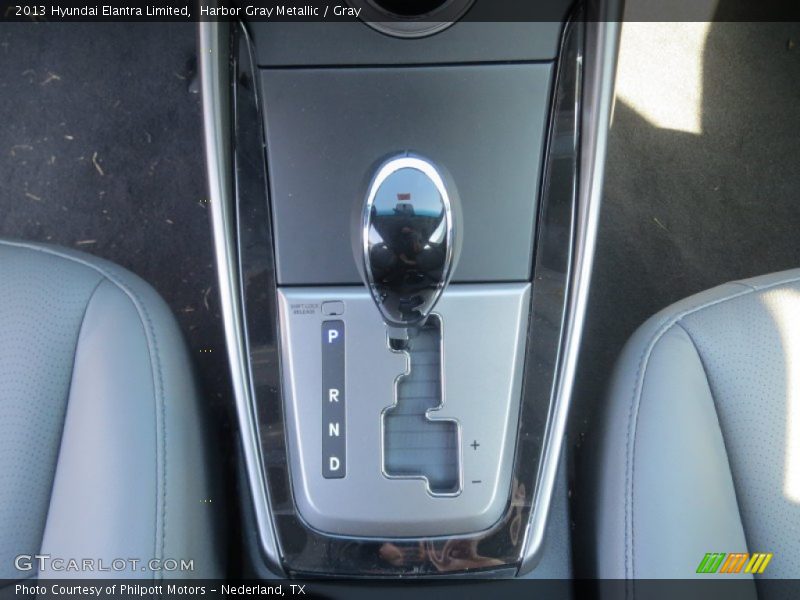 Harbor Gray Metallic / Gray 2013 Hyundai Elantra Limited