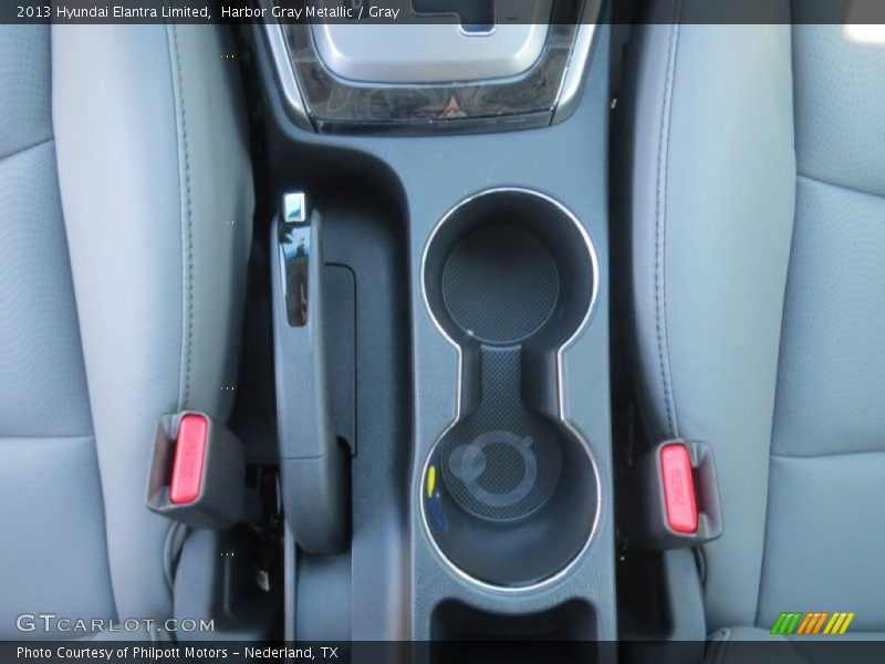 Harbor Gray Metallic / Gray 2013 Hyundai Elantra Limited