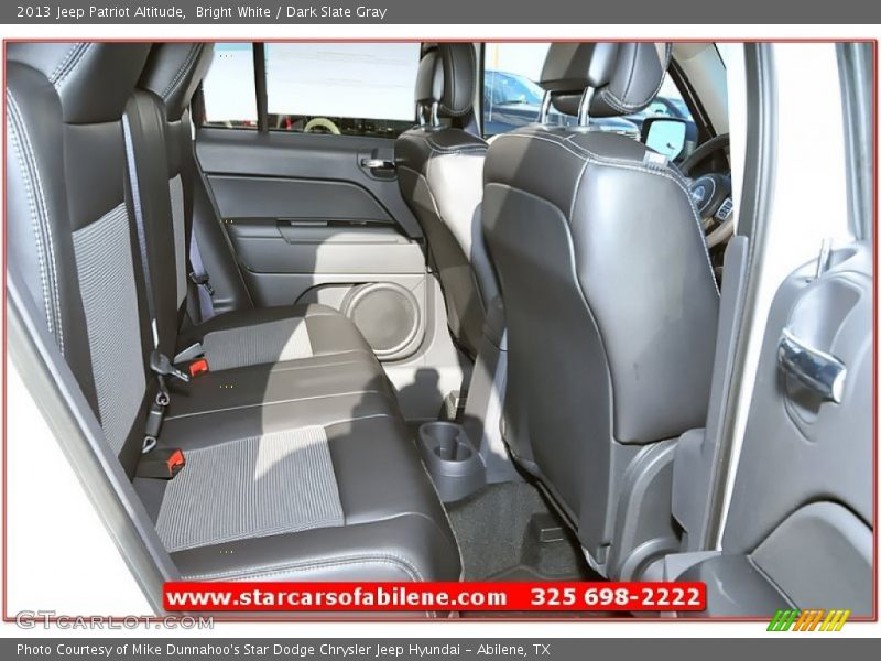 Bright White / Dark Slate Gray 2013 Jeep Patriot Altitude