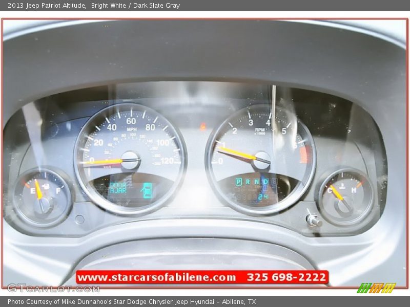 Bright White / Dark Slate Gray 2013 Jeep Patriot Altitude