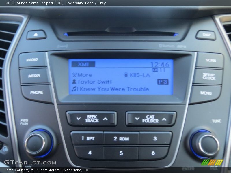 Controls of 2013 Santa Fe Sport 2.0T