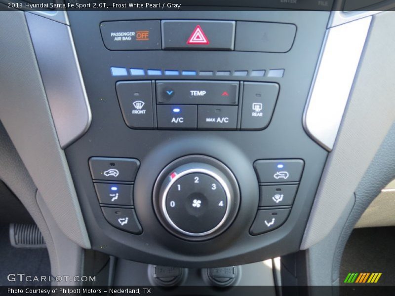 Controls of 2013 Santa Fe Sport 2.0T