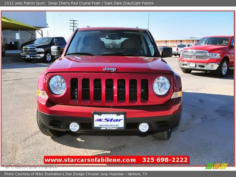 Deep Cherry Red Crystal Pearl / Dark Slate Gray/Light Pebble 2013 Jeep Patriot Sport