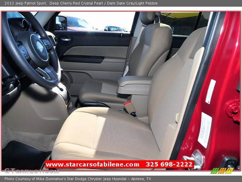 Deep Cherry Red Crystal Pearl / Dark Slate Gray/Light Pebble 2013 Jeep Patriot Sport