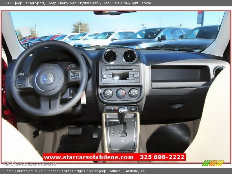 Deep Cherry Red Crystal Pearl / Dark Slate Gray/Light Pebble 2013 Jeep Patriot Sport