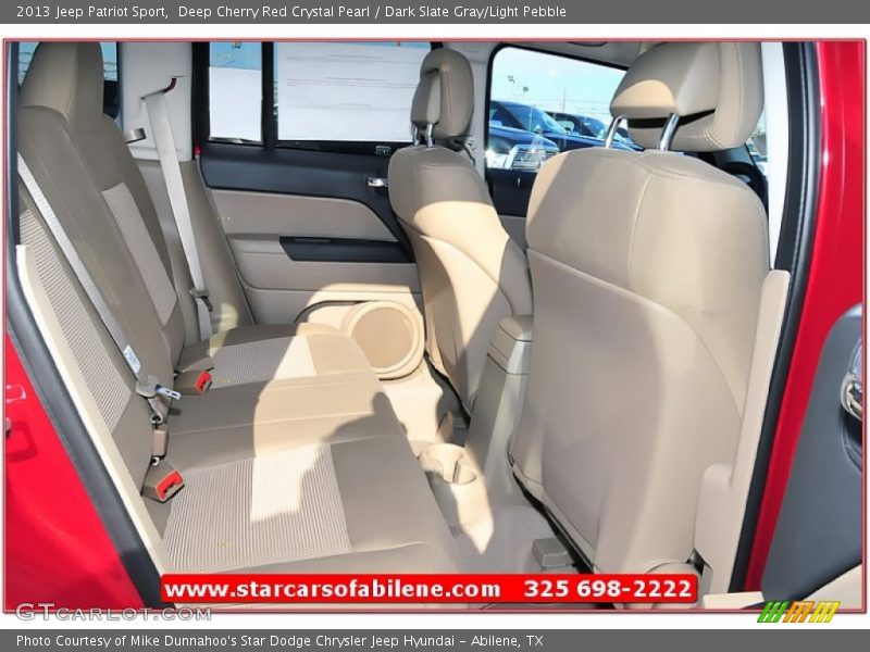 Deep Cherry Red Crystal Pearl / Dark Slate Gray/Light Pebble 2013 Jeep Patriot Sport