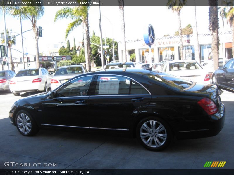 Black / Black 2010 Mercedes-Benz S 400 Hybrid Sedan