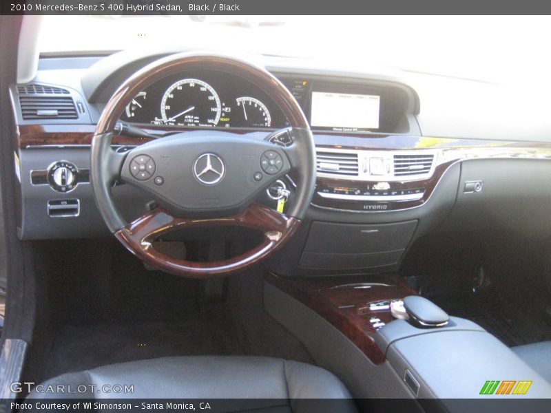 Black / Black 2010 Mercedes-Benz S 400 Hybrid Sedan