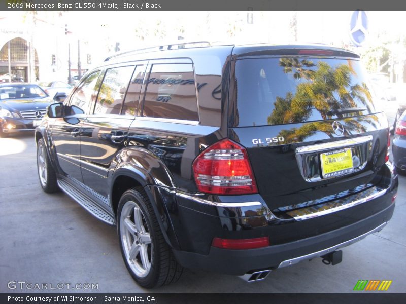 Black / Black 2009 Mercedes-Benz GL 550 4Matic