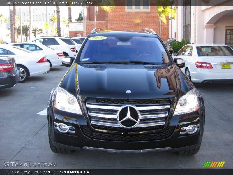 Black / Black 2009 Mercedes-Benz GL 550 4Matic