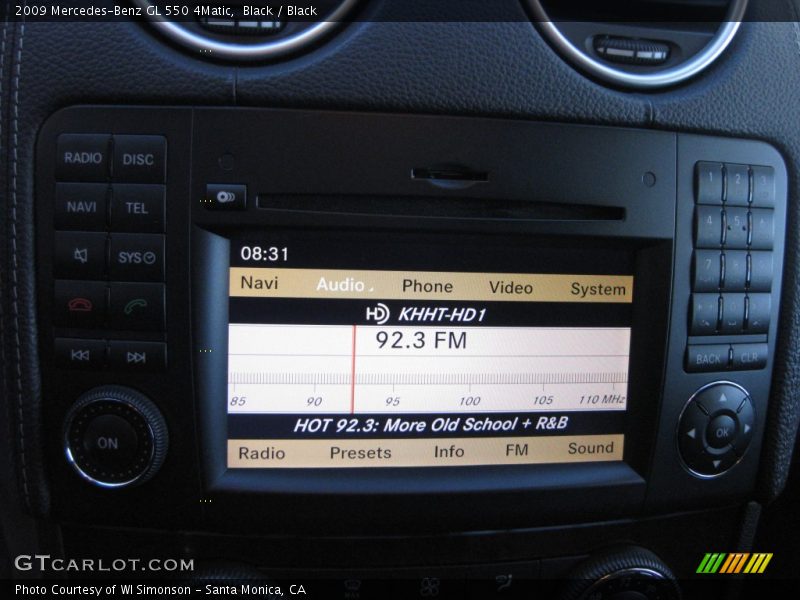 Black / Black 2009 Mercedes-Benz GL 550 4Matic