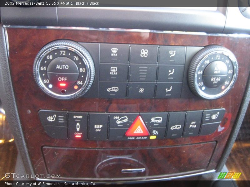 Black / Black 2009 Mercedes-Benz GL 550 4Matic