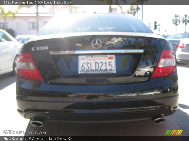 Black / Black 2011 Mercedes-Benz C 300 Sport