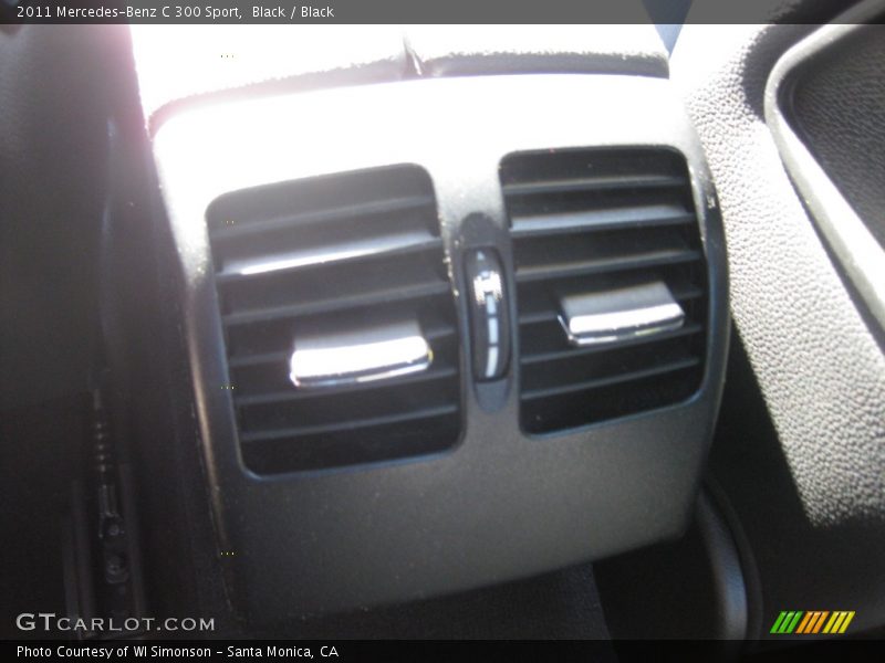 Black / Black 2011 Mercedes-Benz C 300 Sport