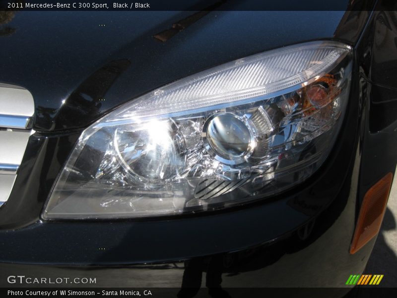 Black / Black 2011 Mercedes-Benz C 300 Sport