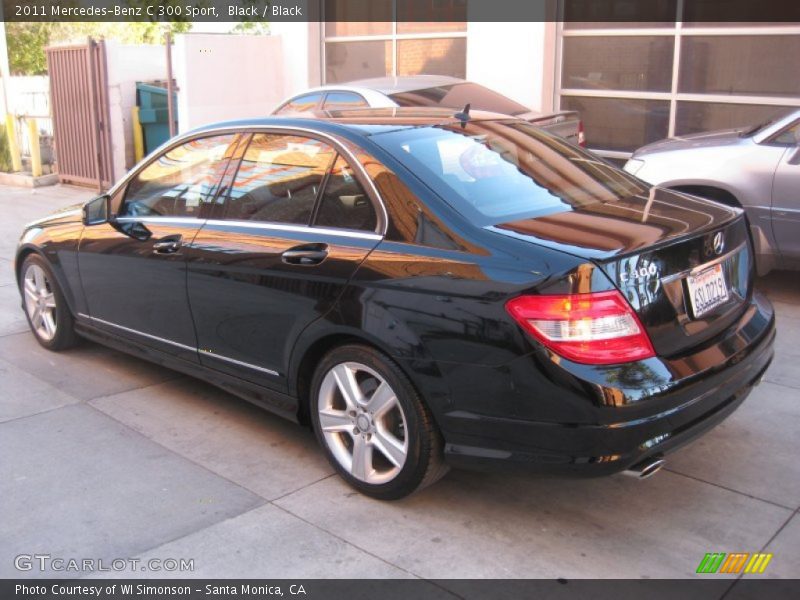 Black / Black 2011 Mercedes-Benz C 300 Sport