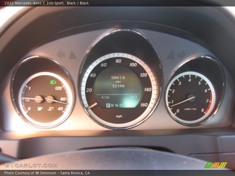 Black / Black 2011 Mercedes-Benz C 300 Sport