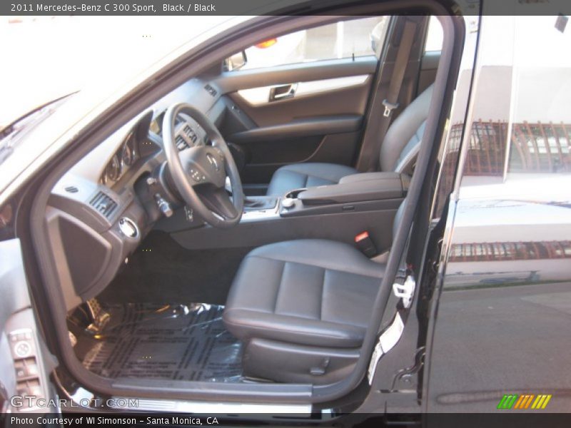 Black / Black 2011 Mercedes-Benz C 300 Sport