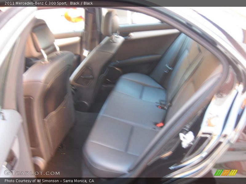 Black / Black 2011 Mercedes-Benz C 300 Sport
