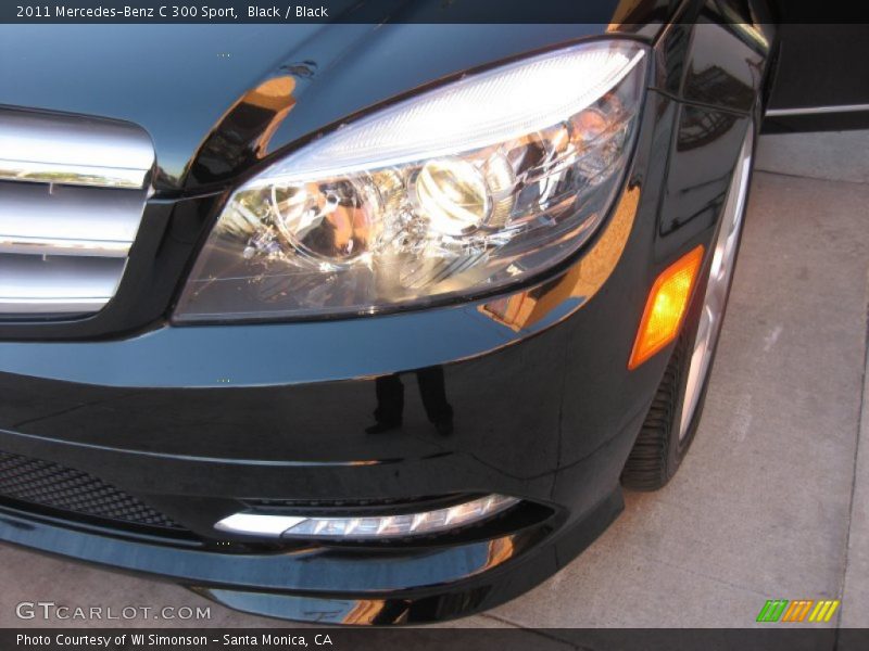 Black / Black 2011 Mercedes-Benz C 300 Sport